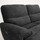Carla Midnight Black Electric Reclining Sofa Suite 3 + 2