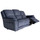 Bella Ink Grey Electric Reclining 3 Piece Sofa Suite 3 + 1 + 1