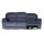 Bella Ink Grey Electric Reclining 3 Piece Sofa Suite 3 + 1 + 1