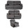 Lucy Ink Grey Electric Reclining 3 Piece Sofa Suite 3 + 2 + 1