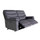 Tilly  Charcoal Electric Reclining 3 Seater Sofa with USB