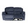 Bella Ink Grey Electric Reclining 3 Piece Sofa Suite 3 + 2 + 1