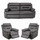 Lucy Ink Grey Electric Reclining 3 Piece Sofa Suite 3 + 1 + 1