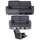 Tilly  Charcoal Electric Reclining 3 Piece Sofa Suite 3 + 2 + 1