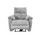Kent Lucy Dove Grey Electric Reclining Armchair with USB