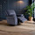 Bella Ink Grey Electric Reclining Armchair with USB