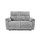 Kent Lucy Dove Grey Electric Reclining 3 Piece Sofa Suite 2 + 1 + 1