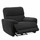 Carla Midnight Black Electric Reclining 3 Piece Sofa Suite 3 + 1 + 1