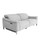 Oscar Fabric Reclining 3 Piece Sofa Suite USB + Adjustable Headrests 3 + 2 + 1
