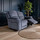 Bella Ink Grey Electric Reclining Sofa Suite 3 + 2