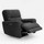 Carla Midnight Black Electric Reclining 3 Piece Sofa Suite 3 + 2 + 1