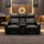 Felix Electric Reclining Black or Grey Sofa Suite