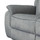 Milano Electric Reclining Grey Fabric Sofa Suite