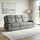 Milano Electric Reclining Grey Fabric Sofa Suite