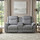 Milano Electric Reclining Grey Fabric Sofa Suite