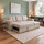 Oregon Universal Corner Sofa Bed No Spill Fabric Beige or Grey