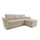 Oregon Universal Corner Sofa Bed No Spill Fabric Beige or Grey