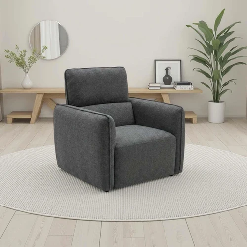 Ashcroft Chenille Fabric Armchair