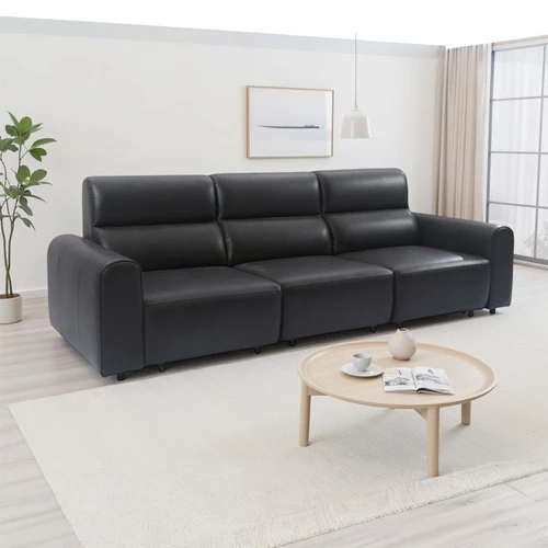 Corby 3 Seater Electric Recliner Sofa Leather