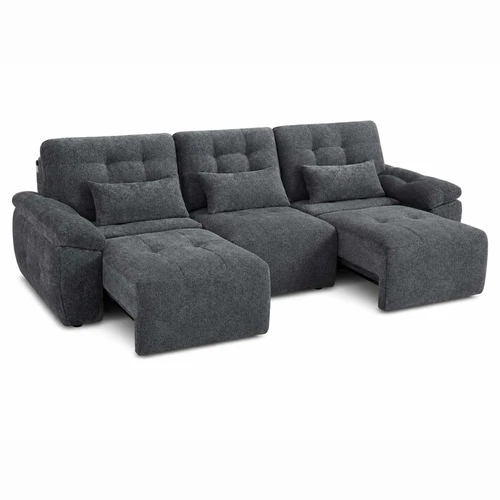 Drayton Electric 3 Seater Sofa Bed with Power Sliding Seat