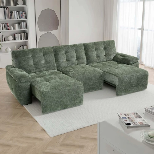 Drayton Electric 3 Seater Sofa Bed with Power Sliding Seat