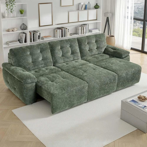Drayton Electric 3 Seater Sofa Bed with Power Sliding Seat
