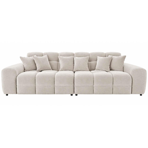Jenson Plush Velvet Large 4 Seater Sofa