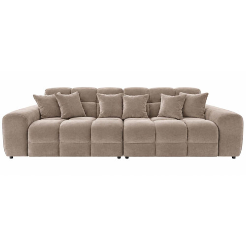 Jenson Plush Velvet Large 4 Seater Sofa
