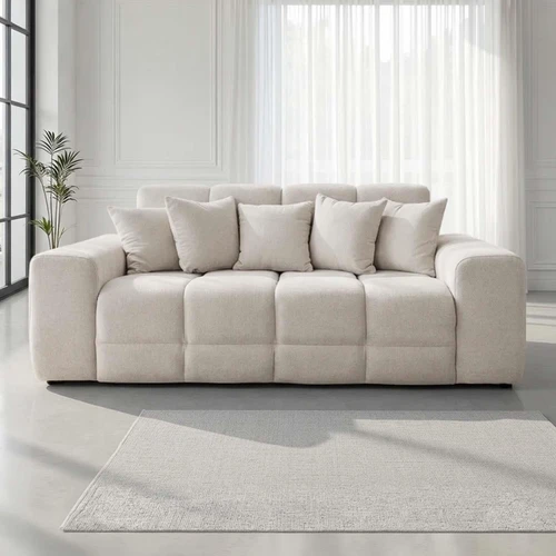 Jenson 3 Seater Plush Velvet Sofa