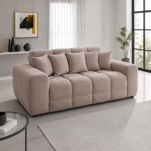 Jenson 3 Seater Plush Velvet Sofa
