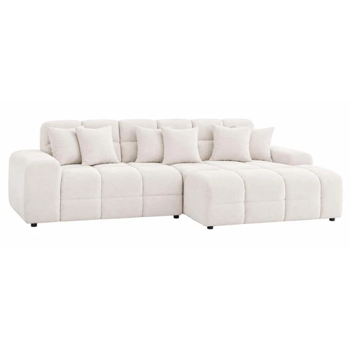Jenson Plush Velvet Corner Sofa L Shaped 4 Seater