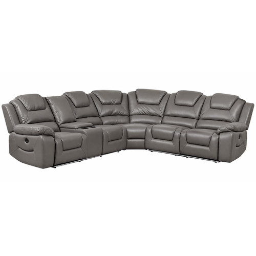 Oxbridge 5 Seater Electric Reclining Corner Sofa with LED Lights