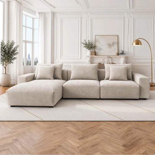 Mayfield Universal Corner Sofa – Beige or Grey