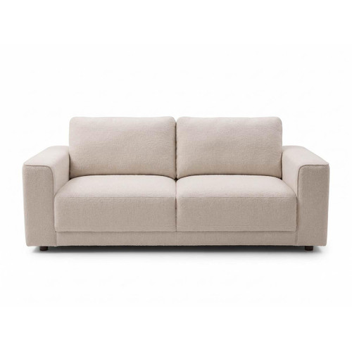 Melrose 2 Seater Woven Fabric Sofa Beige or Grey