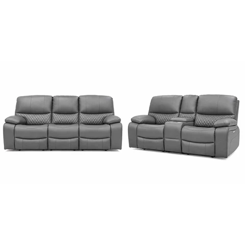 Bentley Eco Leather Electric Reclining 3 + 2 Seater Sofa Suite