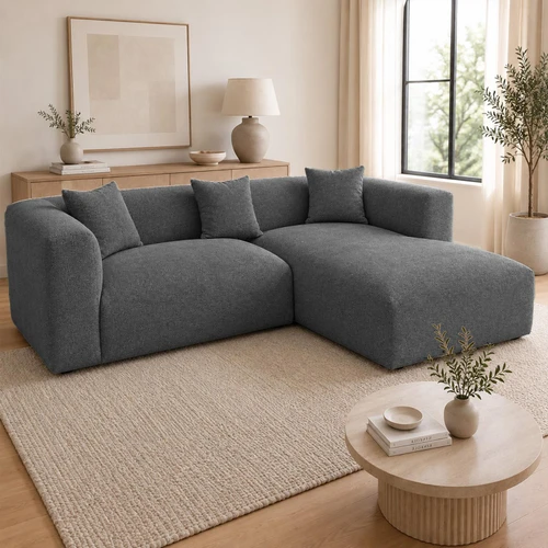 Ely Cloud Chaise L-Shaped Corner Sofa