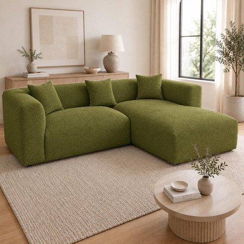 Ely Cloud Chaise L-Shaped Corner Sofa