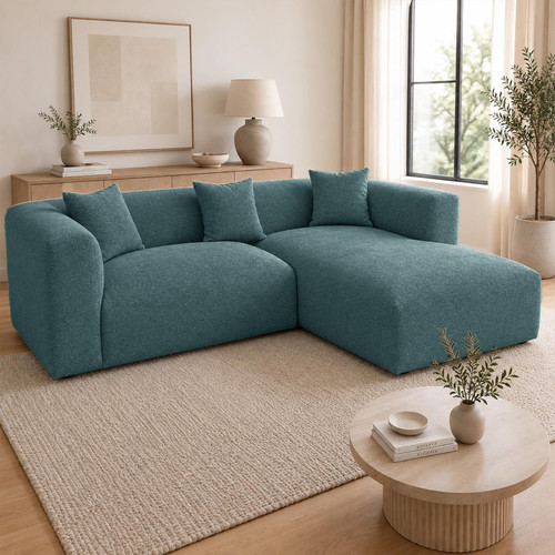 Ely Cloud Chaise L-Shaped Corner Sofa