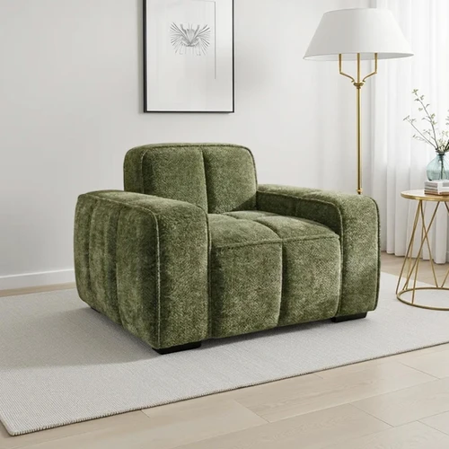 Preston Woven Fabric Armchair