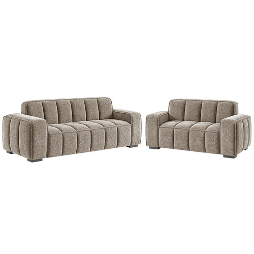 Preston 3 + 2 Woven Fabric Sofa Suite