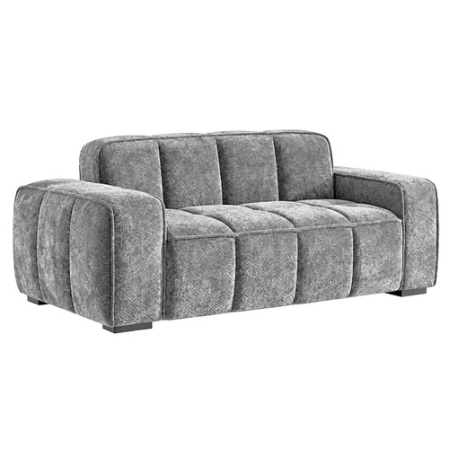 Preston 2 Seater Woven Fabric Sofa