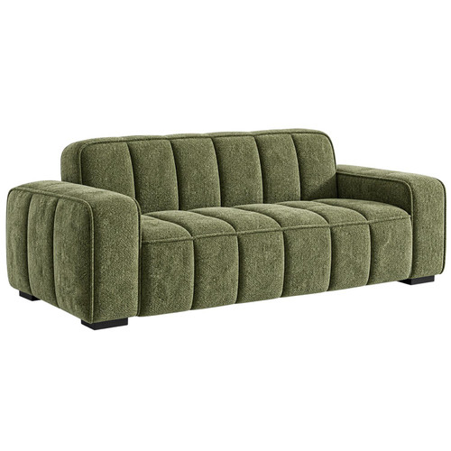 Preston 3 Seater Woven Fabric Sofa