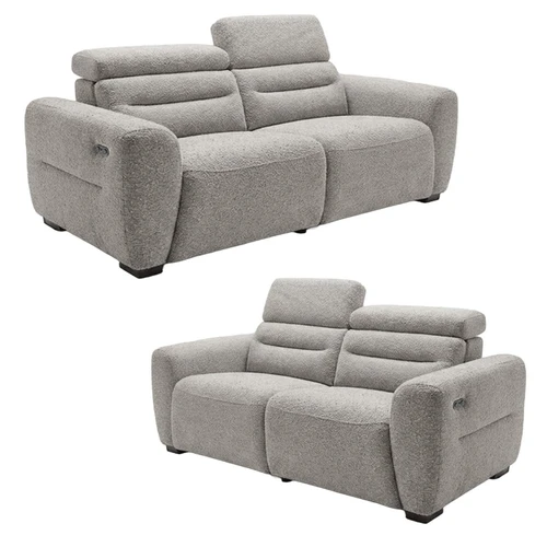 Thornton 3 + 2 Electric Recliner Sofa Suite Boucle Fabric