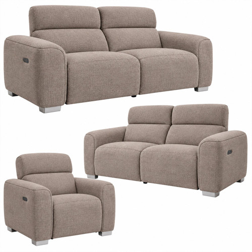 Tisbury 3 Piece Electric Recliner Sofa Suite