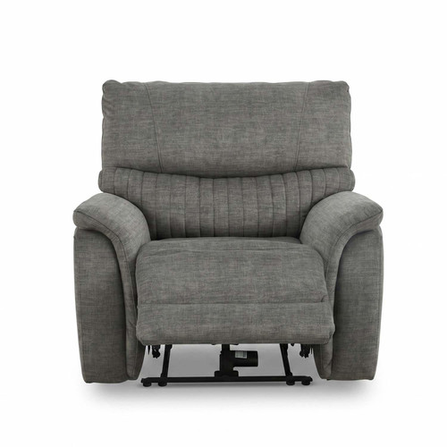 Hoxley  Charcoal Electric Reclining 3 Piece Sofa Suite 3 + 1 + 1