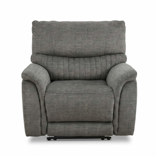 Hoxley  Charcoal Electric Reclining 3 Piece Sofa Suite 3 + 2 + 1