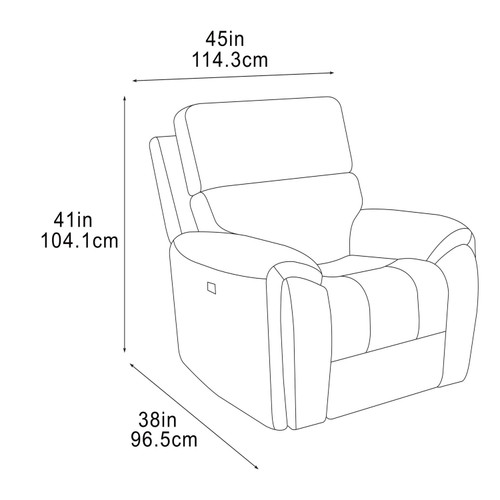 Valtos 3 + 2 + 1 Electric Recliner Sofa Suite Grey or Truffle