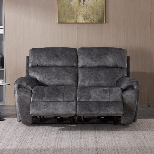 Valtos 2 Seater Sofa Electric Recliner Grey or Truffle