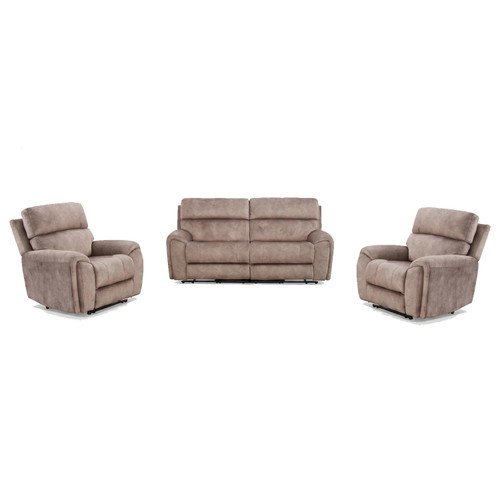 Valtos 3 + 1 + 1 Electric Recliner Sofa Suite Grey or Truffle