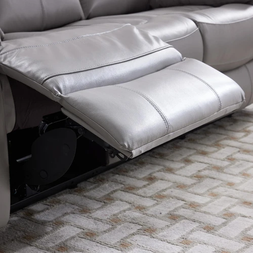 Knowle  Pisa Grey Electric Reclining 2 Seater Sofa with USB